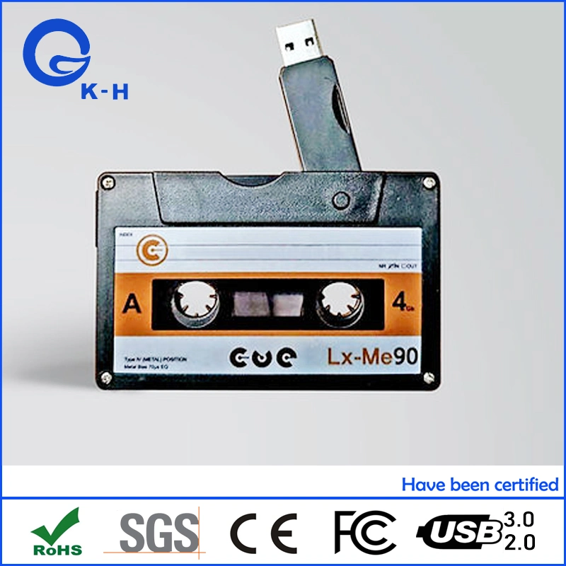 Promotional Gift 16g Cassette Tape USB Stick 2.0 Flash Drive
