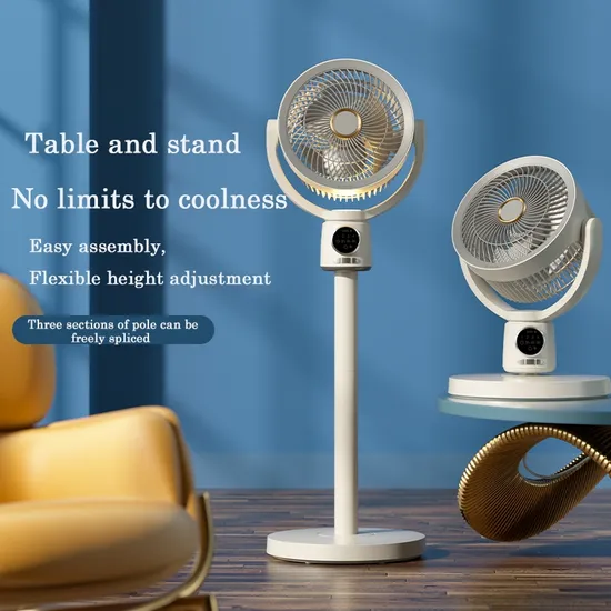 2023 New Hot Selling High Wind Power Rechargeable Air Circulation Fan